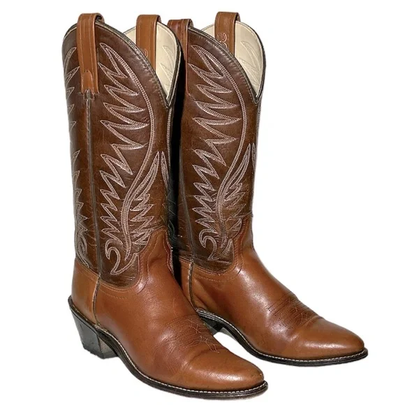 AMAZING & RARE Boy's Vintage Abilene Cowboy Western Boots Size 5 1/2 - Picture 1 of 5